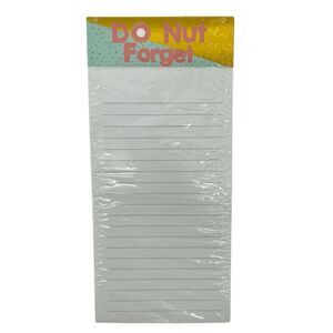 Do Nut Forget Colorblock Lined Notepad | 80 Sheets | 4 x 8.75 | New